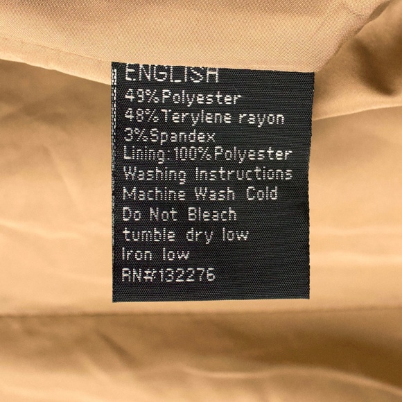 NWT Khaki Wrap Trenchcoat Dress - Picture 3 of 3